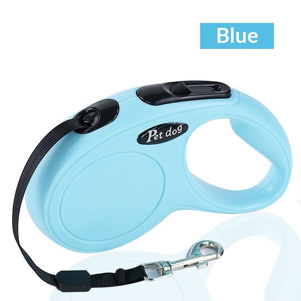Automatic Retractable Anti-Pull Dog Leash with Elastic Rope