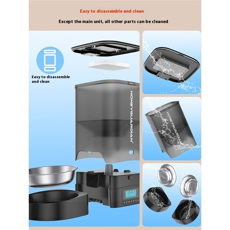 Smart Automatic Cat Feeder with Timed Portion Control System