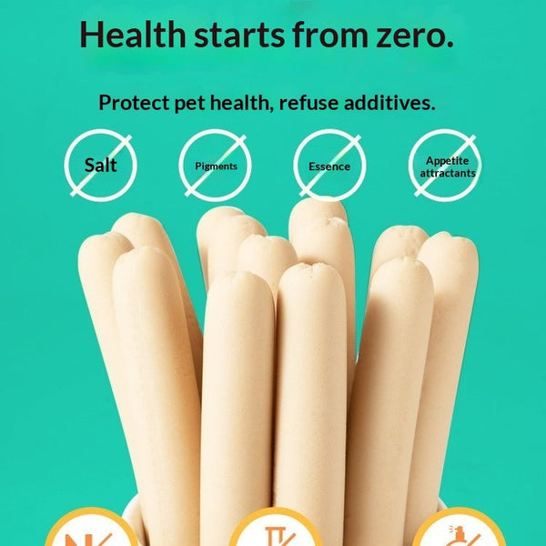 Teddy Small Dog Pet Sausage Treats for Training Rewards