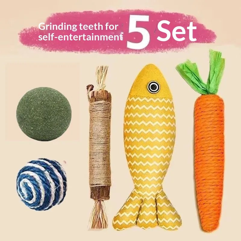 Cat Toy Gift Set for Interactive Play and Fun