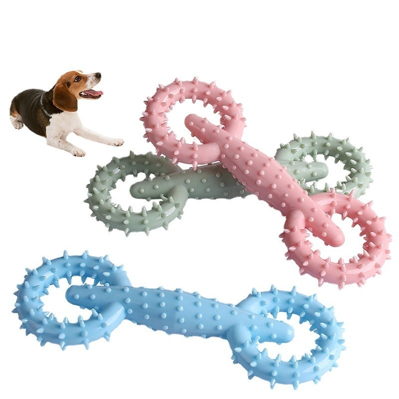 Pet Pull Ring Dog Chew Toy for Interactive Play