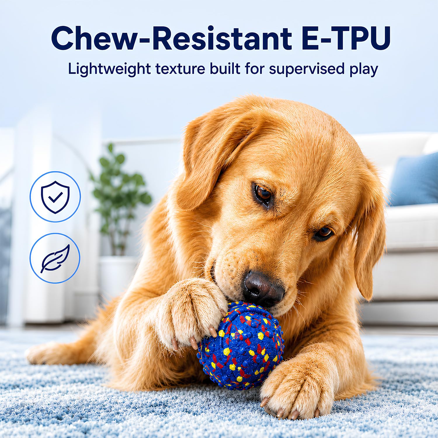 Smart Interactive Moving Dog Ball USB-C Rechargeable Toy