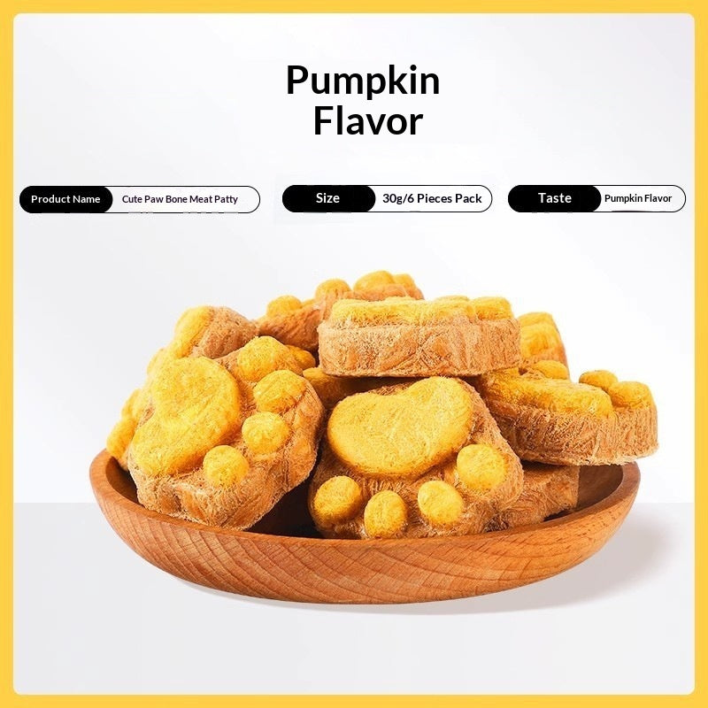 Freeze-Dried Bone and Meat Patties Cat Treats Wholesale