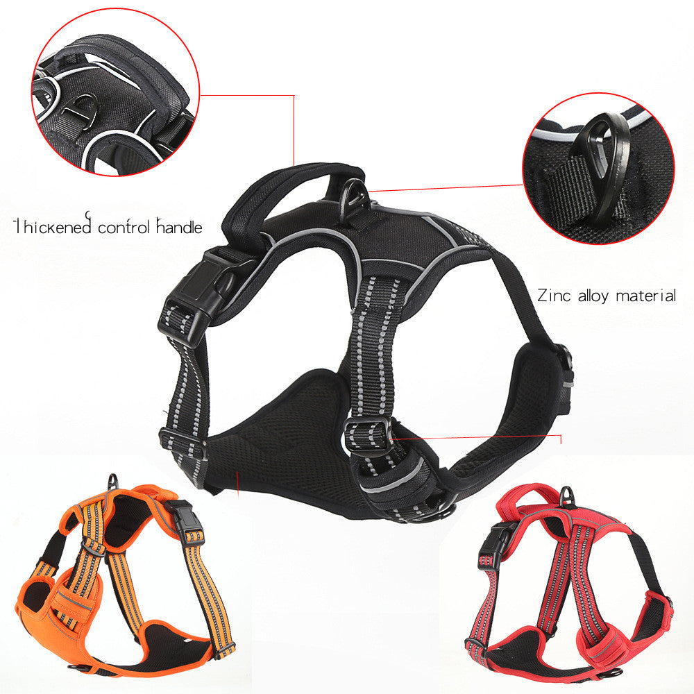 Breathable Reflective No Pull Dog Harness Vest Adjustable