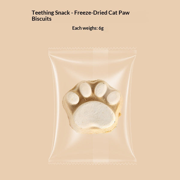 Freeze-Dried Cranberry Rose Biscuit Cat Treats Healthy