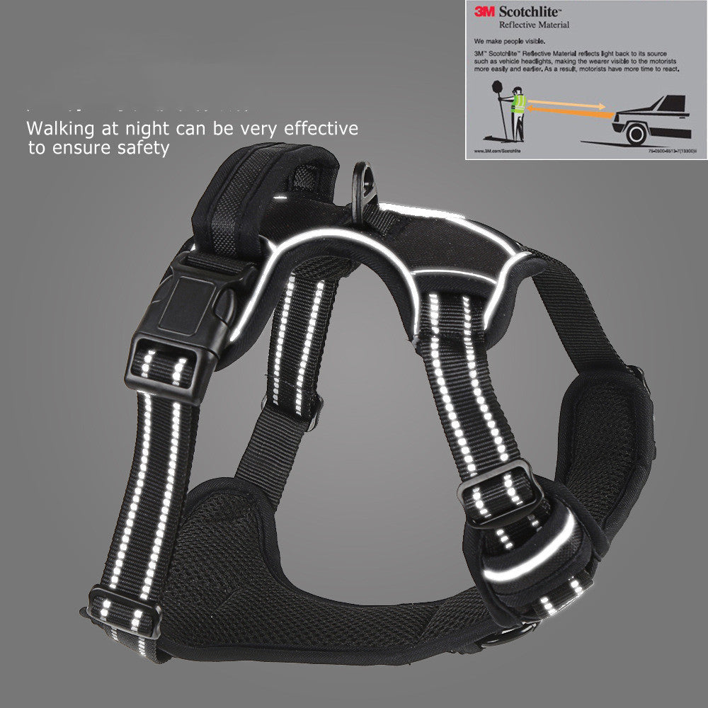 Breathable Reflective No Pull Dog Harness Vest Adjustable