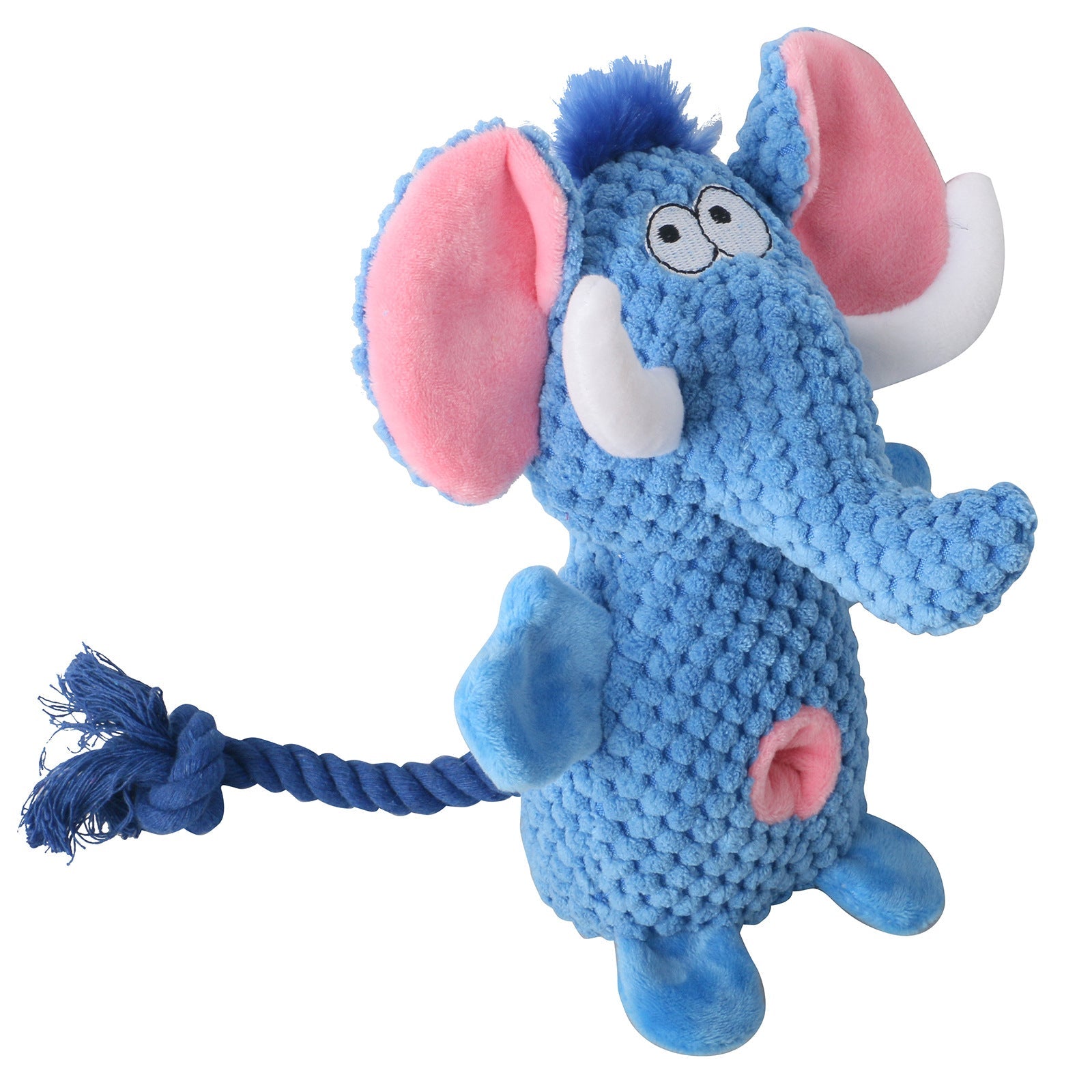 Snuffle Plush Squeaky Dog Toy with Treat Hiding Pockets