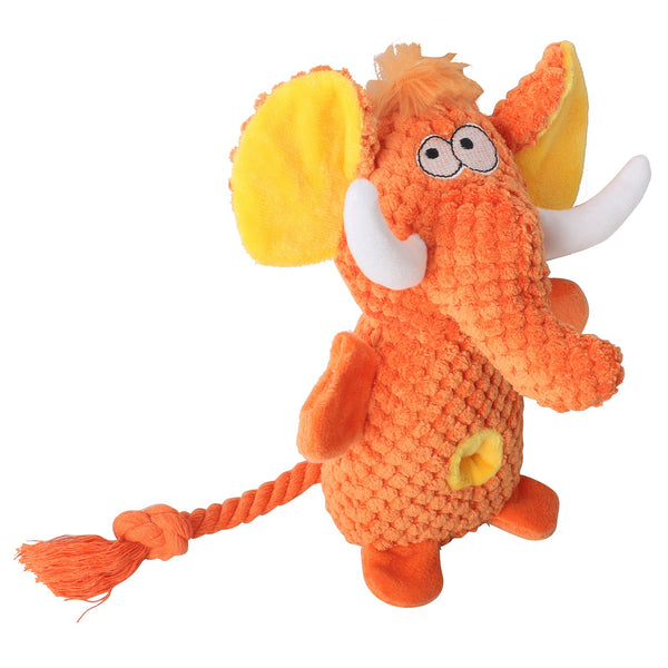 Snuffle Plush Squeaky Dog Toy with Treat Hiding Pockets