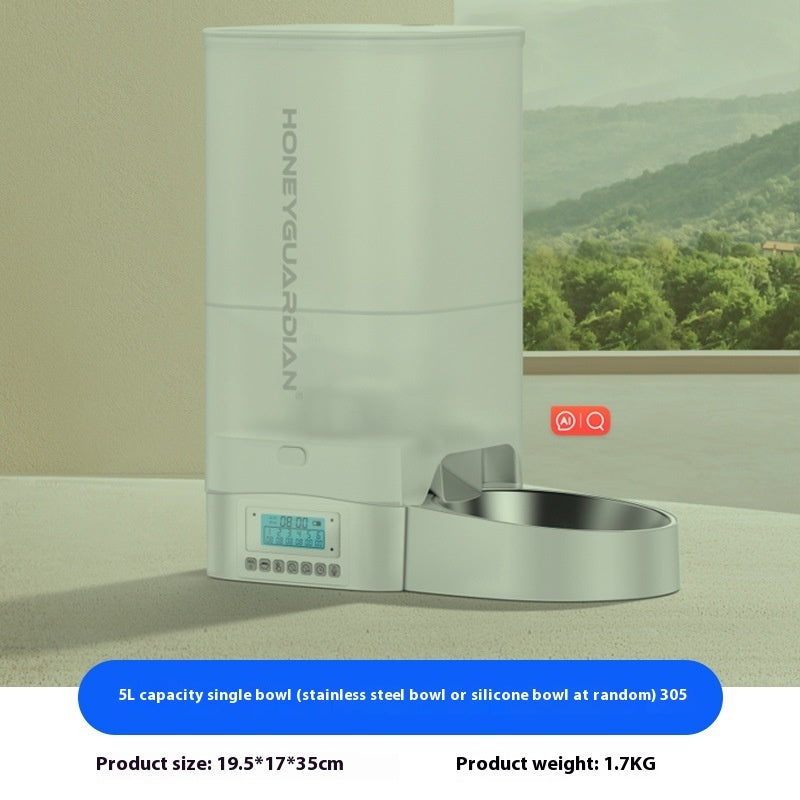 Smart Automatic Cat Feeder with Timed Portion Control System