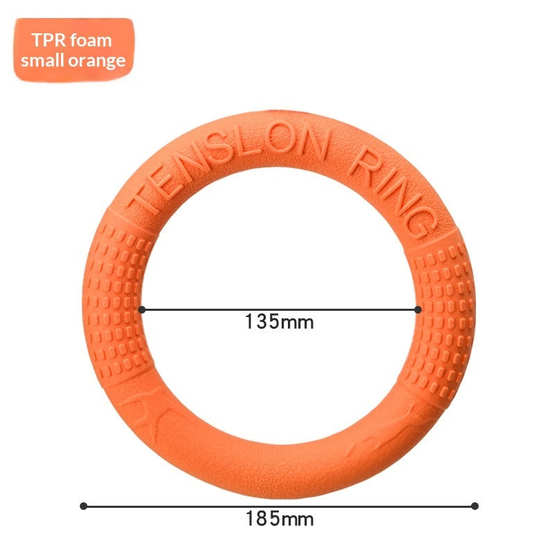 Soft Pull Ring Flying Disc Dog Training Toy Durable