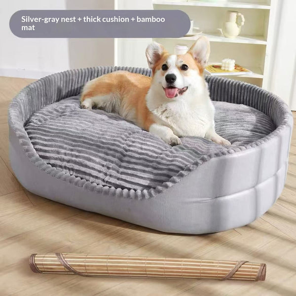 All-Season Thickened Dog Bed for Comfortable Home Use
