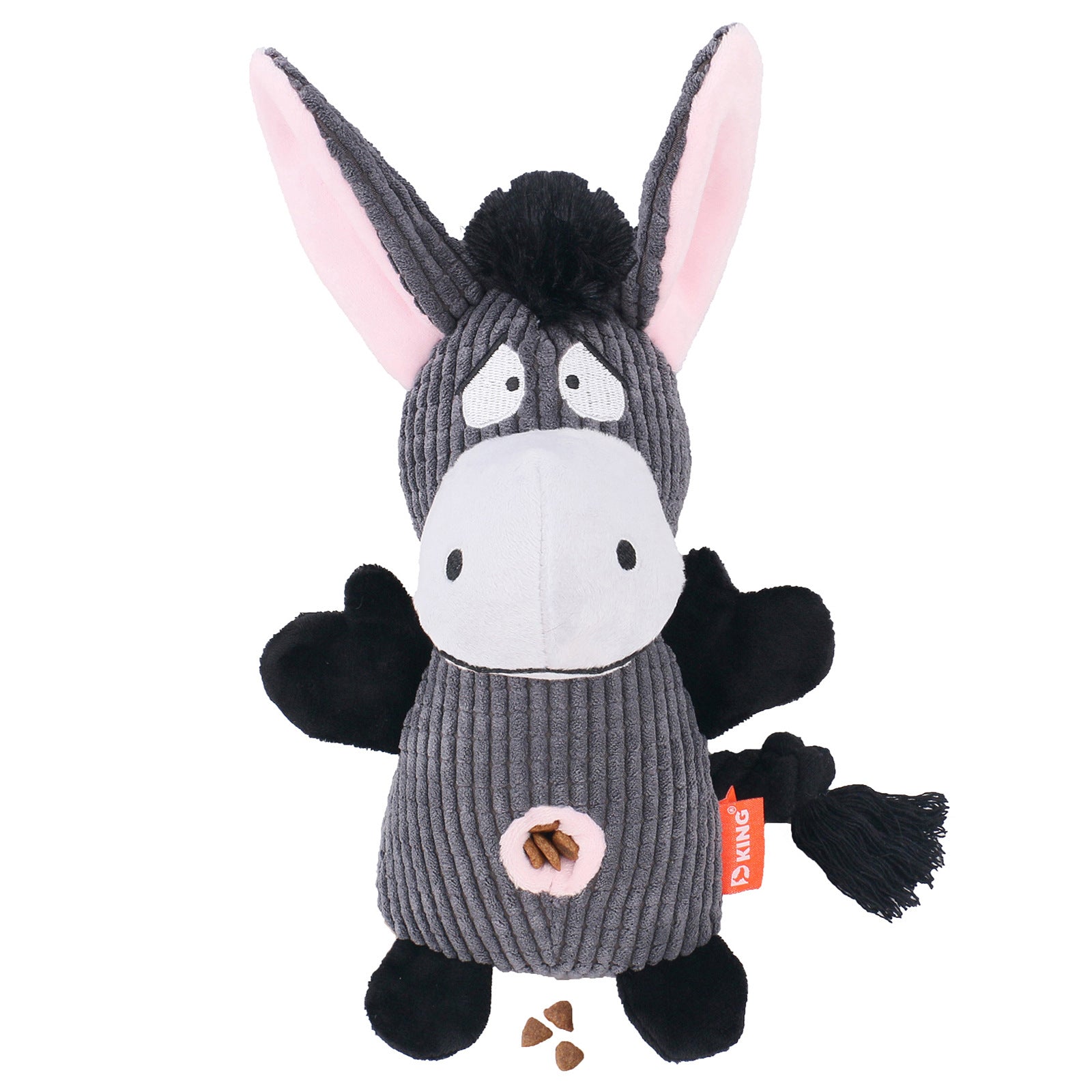 Snuffle Plush Squeaky Dog Toy with Treat Hiding Pockets