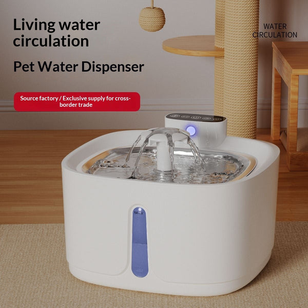 Wireless Stainless Steel Smart Pet Water Fountain Dispenser