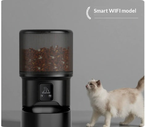 Smart Pet Feeder with Timed Feeding Voice Control