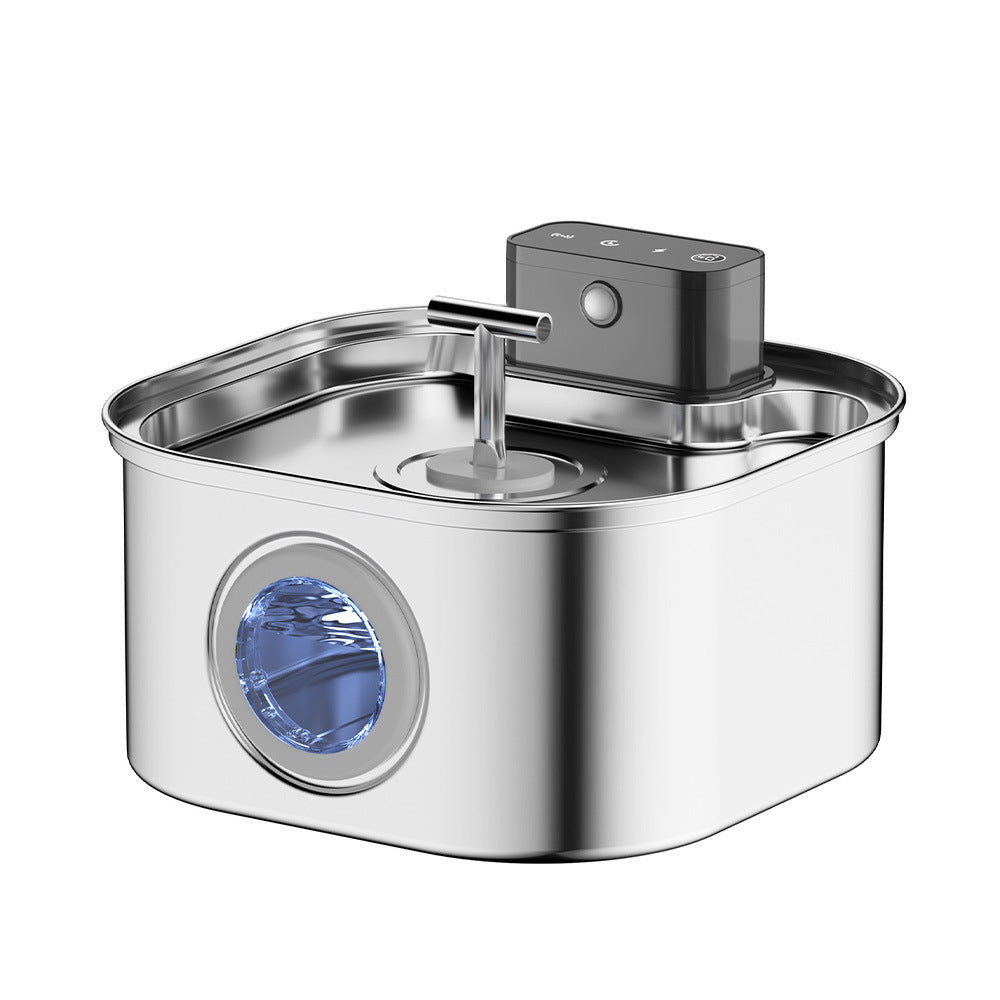 Stainless Steel USB Smart Pet Water Fountain Dispenser