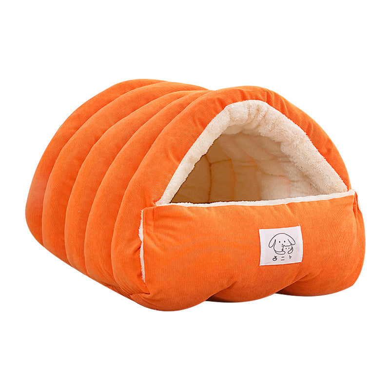 3D Fenced Winter Cat Bed Thickened Warm Pet Nest