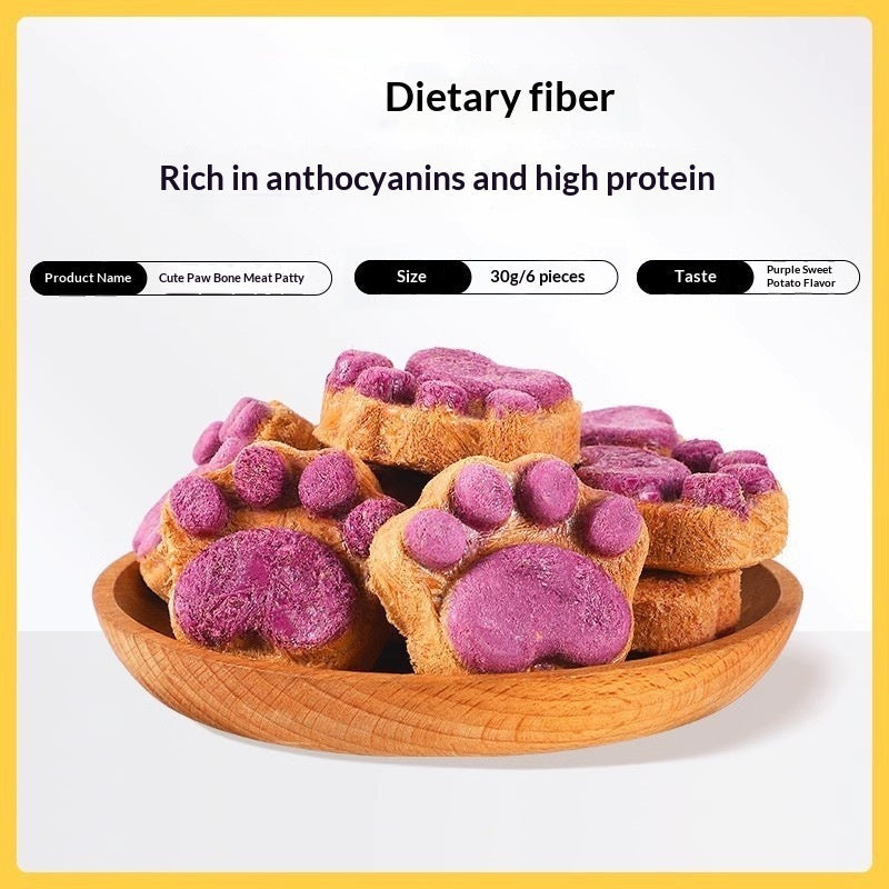 Freeze-Dried Bone and Meat Patties Cat Treats Wholesale
