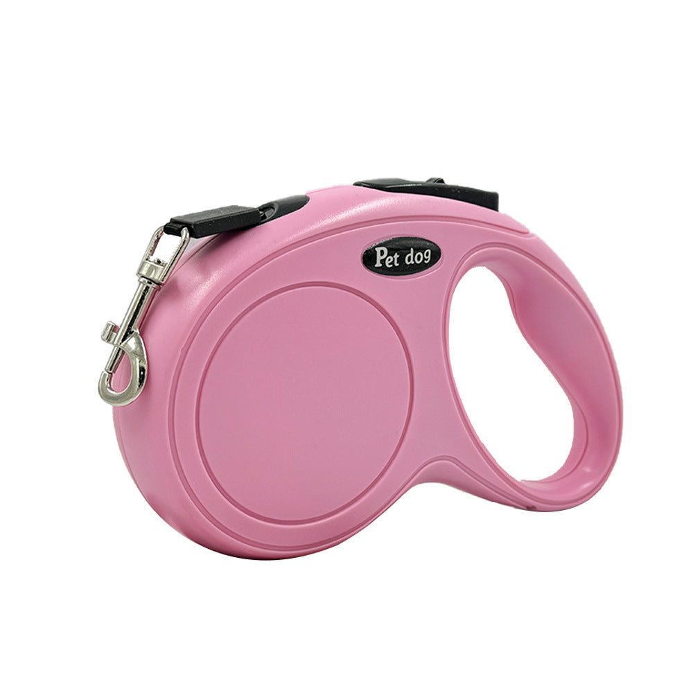 Automatic Retractable Anti-Pull Dog Leash with Elastic Rope