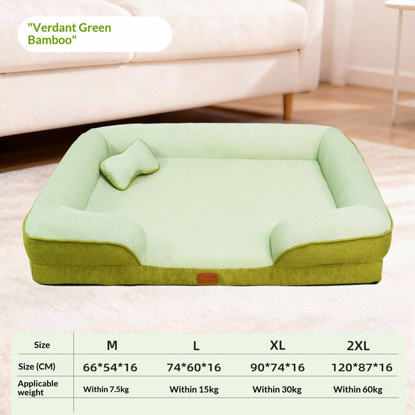 Summer Cooling Washable Pet Bed Detachable Dog Cat Sofa