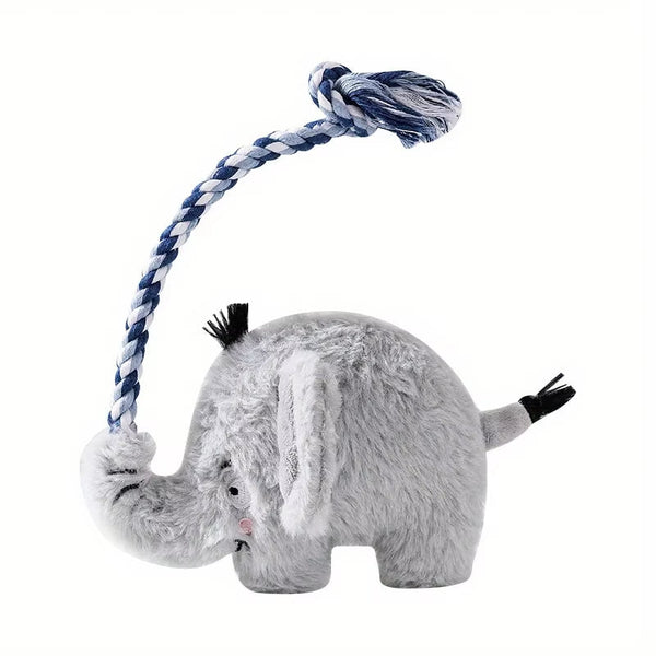 Plush Squeaky Dog Toy for Interactive Indoor Outdoor Play