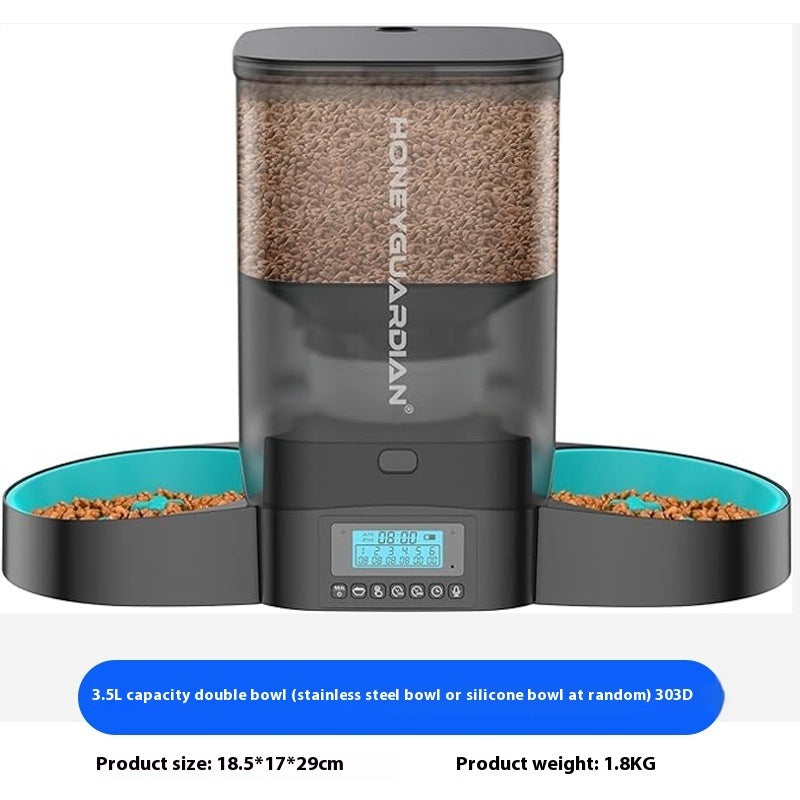 Smart Automatic Cat Feeder with Timed Portion Control System