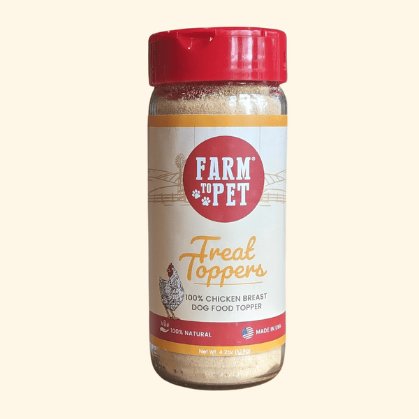 Chicken Treat Topper Healthy Dog Food Meal Supplement