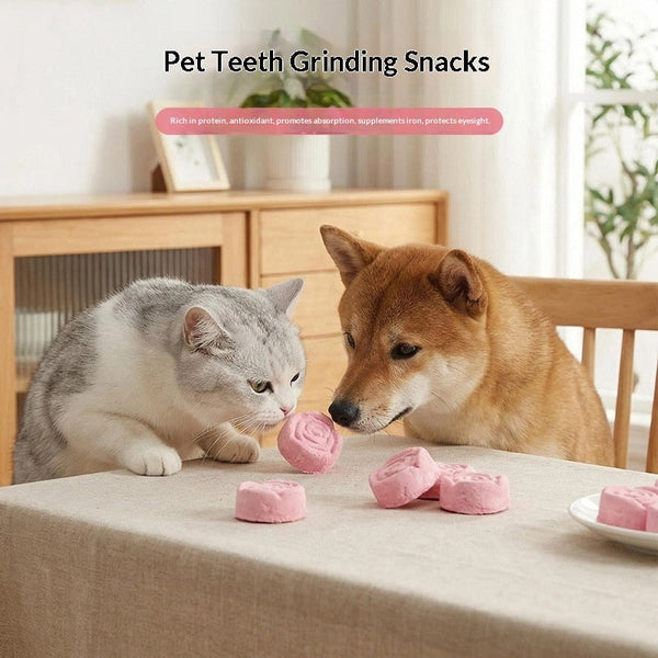 Freeze-Dried Cranberry Rose Biscuit Cat Treats Healthy