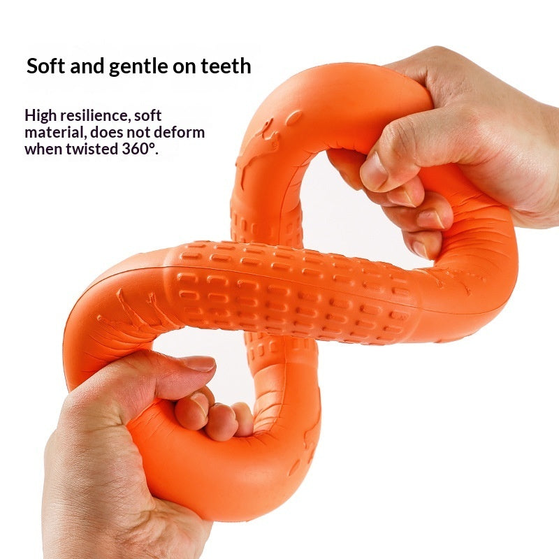 Soft Pull Ring Flying Disc Dog Training Toy Durable
