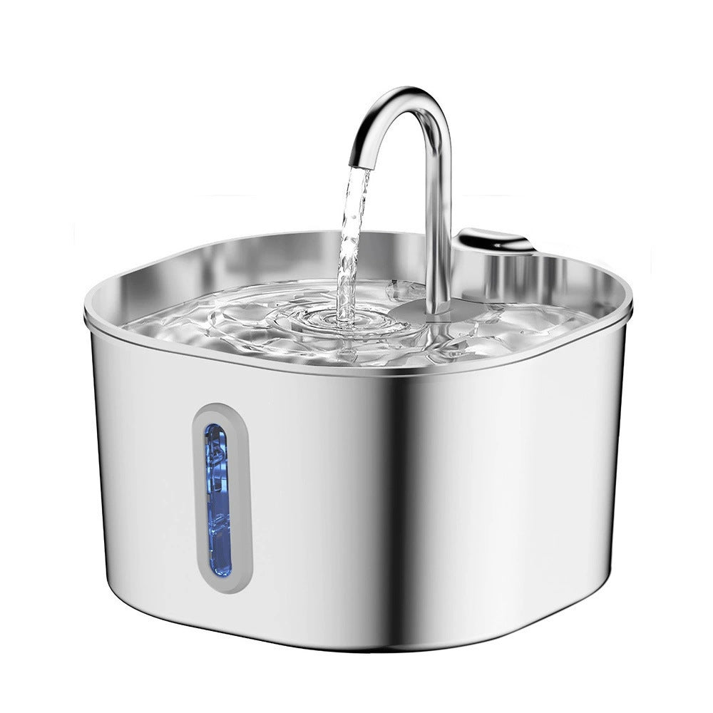 Stainless Steel Smart Pet Water Fountain Large Capacity Dispenser