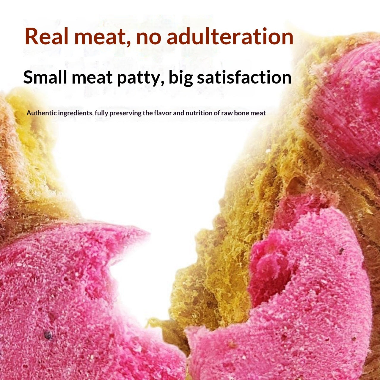 Freeze-Dried Bone and Meat Patties Cat Treats Wholesale