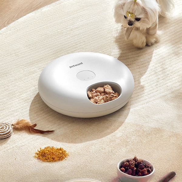 Smart App-Controlled Automatic Freeze-Dried Cat Snack Feeder