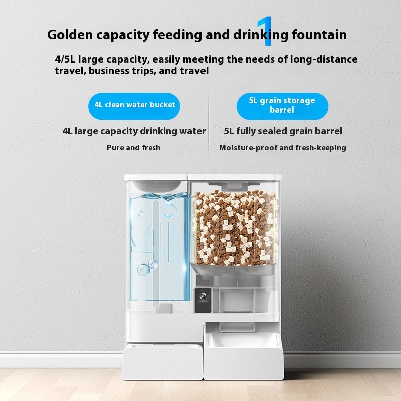 Wireless Smart Video Automatic Pet Feeder with Camera