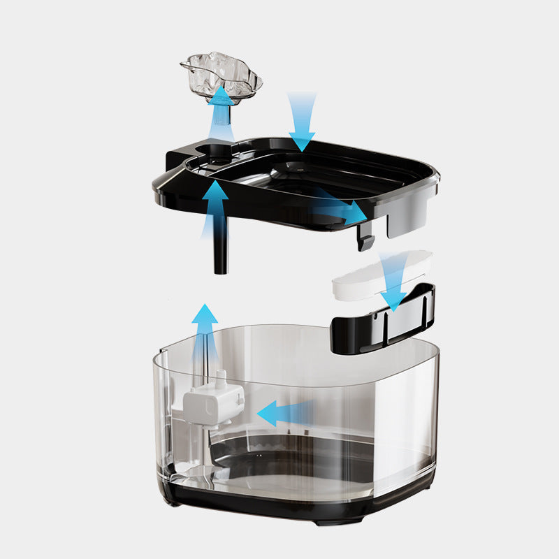 Smart Automatic Pet Water Fountain with Filtration System Large Capacity