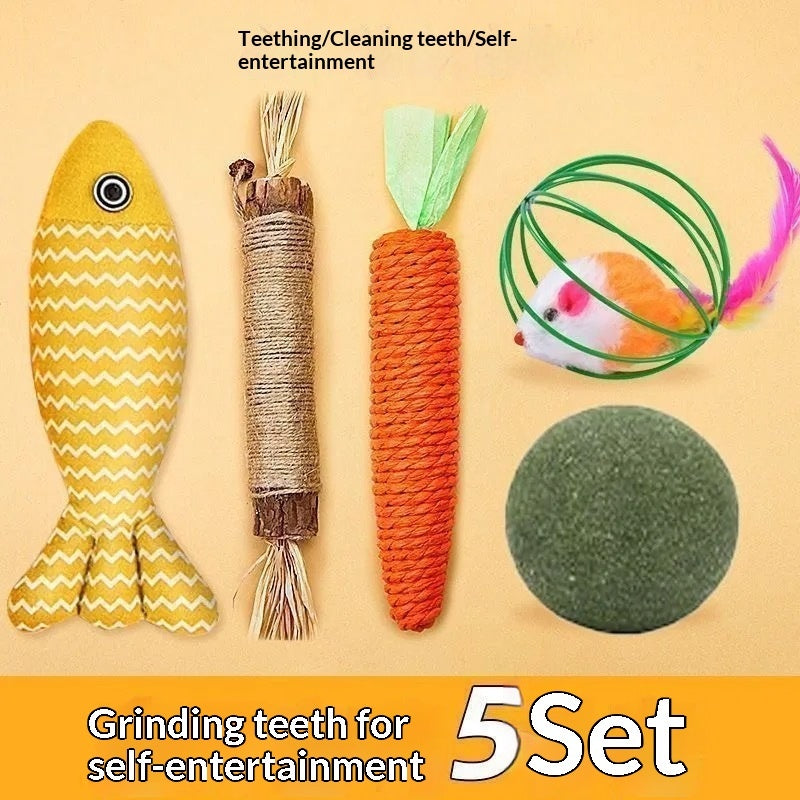 Cat Toy Gift Set for Interactive Play and Fun