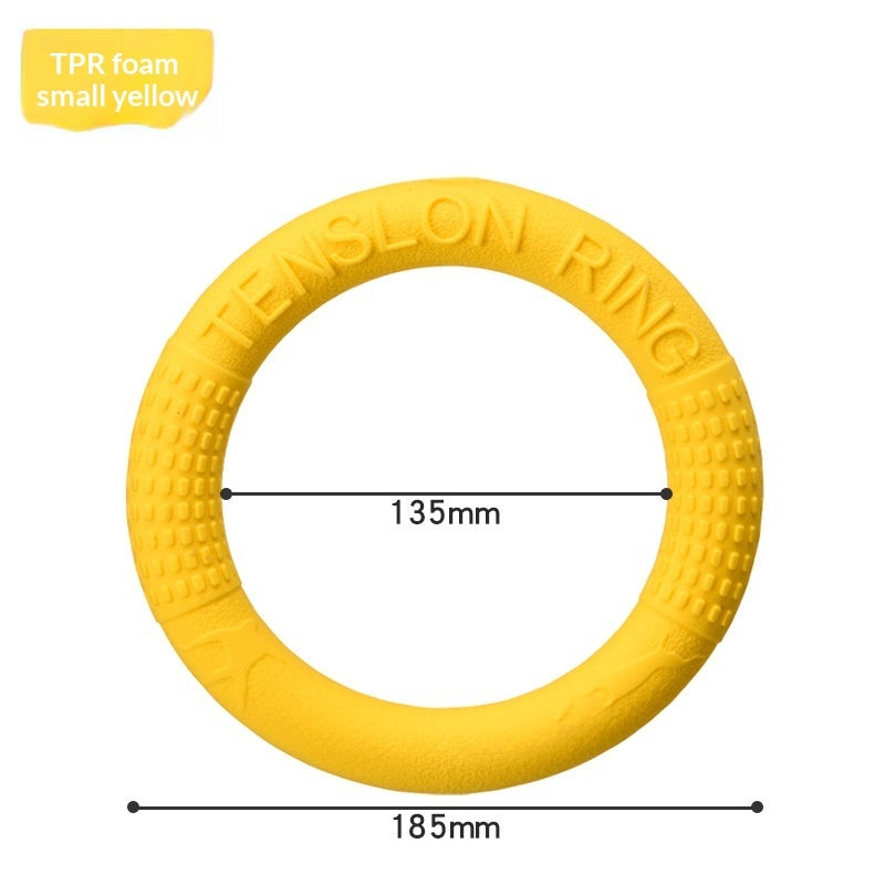 Soft Pull Ring Flying Disc Dog Training Toy Durable