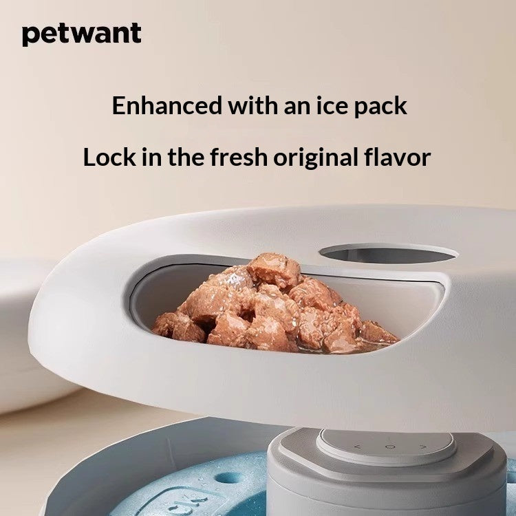 Smart App-Controlled Automatic Freeze-Dried Cat Snack Feeder