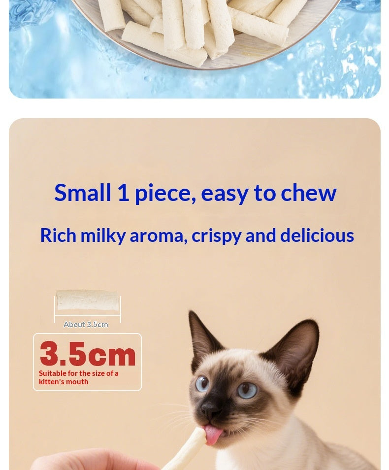 Chicken Goat Milk Stick Cat Treats Pack for Cats