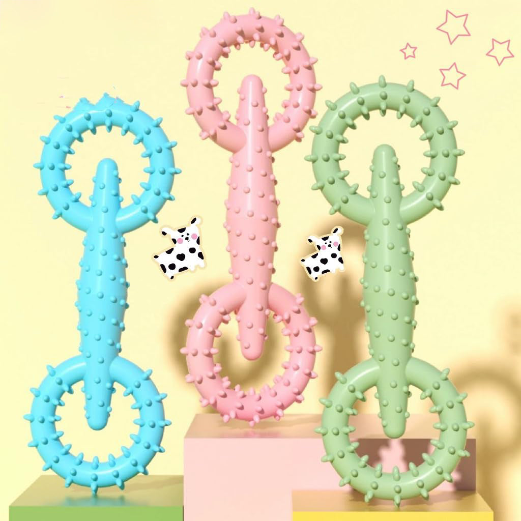Pet Pull Ring Dog Chew Toy for Interactive Play