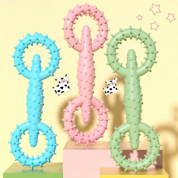Pet Pull Ring Dog Chew Toy for Interactive Play