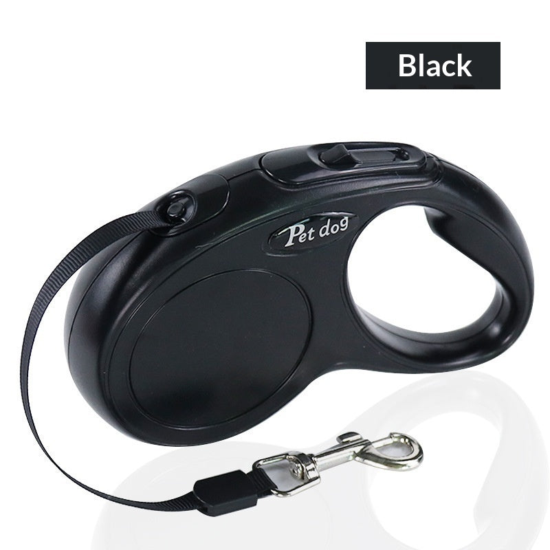Automatic Retractable Anti-Pull Dog Leash with Elastic Rope