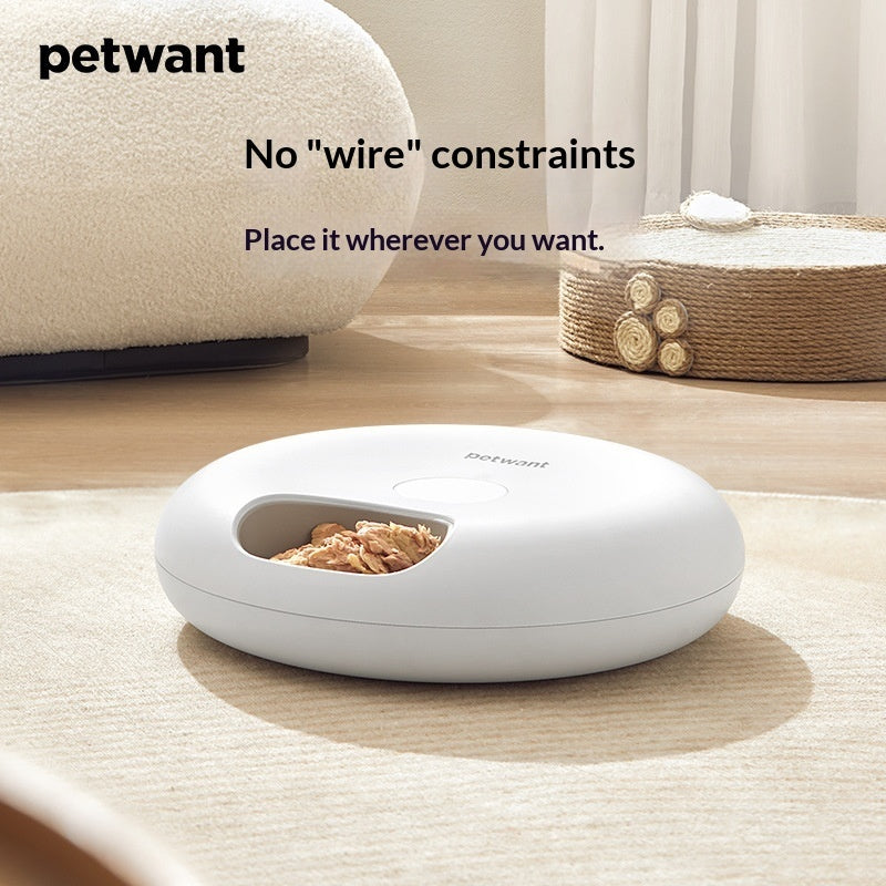 Smart App-Controlled Automatic Freeze-Dried Cat Snack Feeder