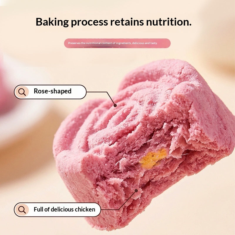 Freeze-Dried Cranberry Rose Biscuit Cat Treats Healthy