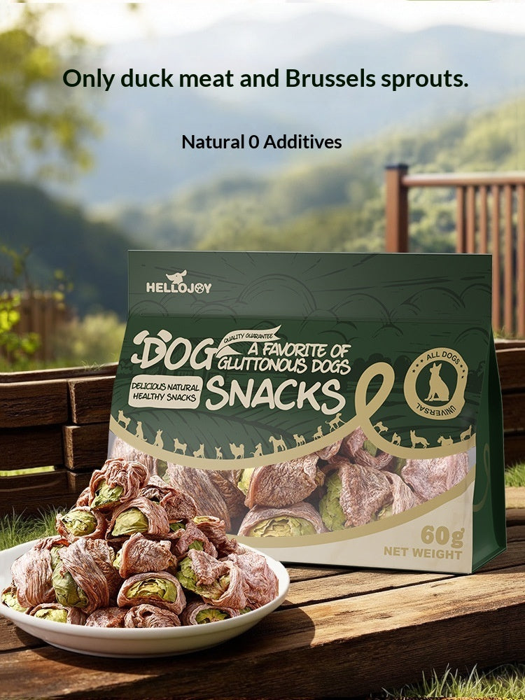 Duck Okra Nutritious Dog Treat Chews for Pets