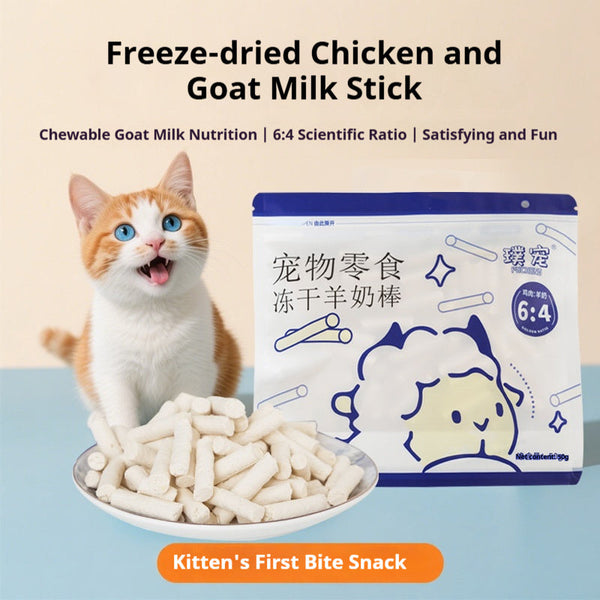 Chicken Goat Milk Stick Cat Treats Pack for Cats