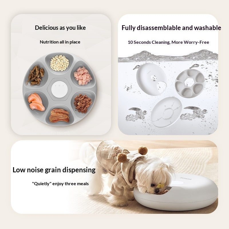 Smart App-Controlled Automatic Freeze-Dried Cat Snack Feeder
