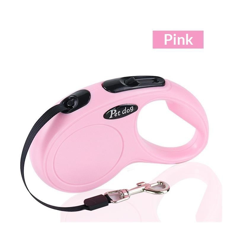 Automatic Retractable Anti-Pull Dog Leash with Elastic Rope