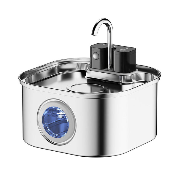 Stainless Steel USB Smart Pet Water Fountain Dispenser