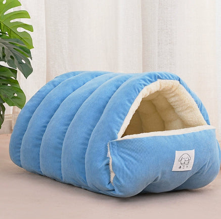 3D Fenced Winter Cat Bed Thickened Warm Pet Nest