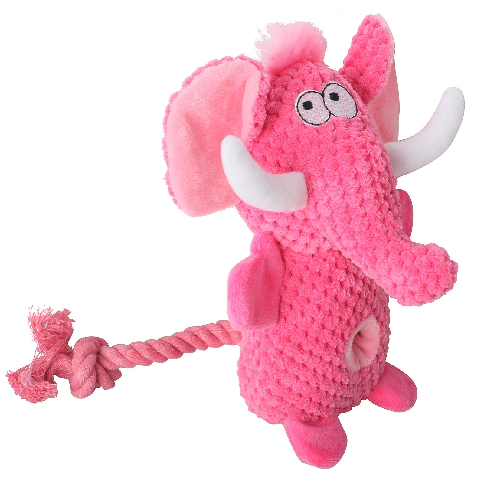 Snuffle Plush Squeaky Dog Toy with Treat Hiding Pockets