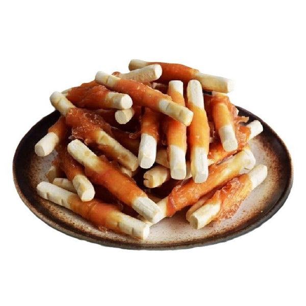 Chicken Milk Stick Calcium Chews for Dogs Dental Treats
